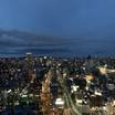 北向きの夜景です。