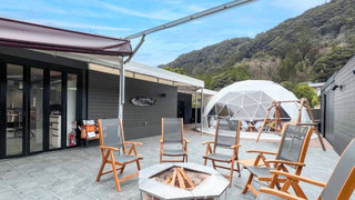 グランピング (露天風呂 & テントサウナ付き）