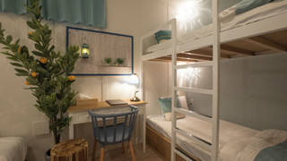 トリプルルーム 共用バスルーム