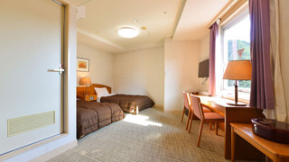 [禁煙] エコノミーツイン内風呂あり眺望なし(百花館)