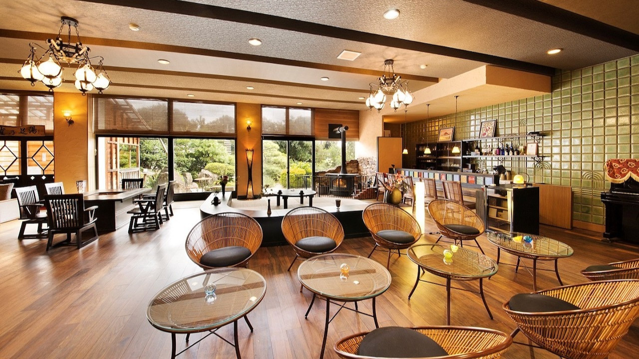 ステンドグラスが昭和レトロで可愛い貸切風呂が素敵♡3926959