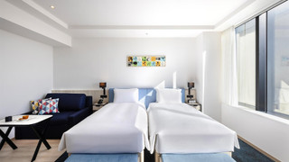 デラックス ツインルーム (with sofa bed)