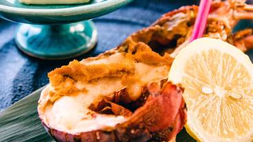 夕食/伊勢海老の雲丹焼き / 2