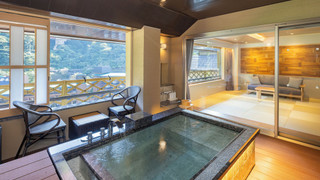 最上階 温泉露天風呂付 雅-MIYABI- 和洋室 64平米 禁煙