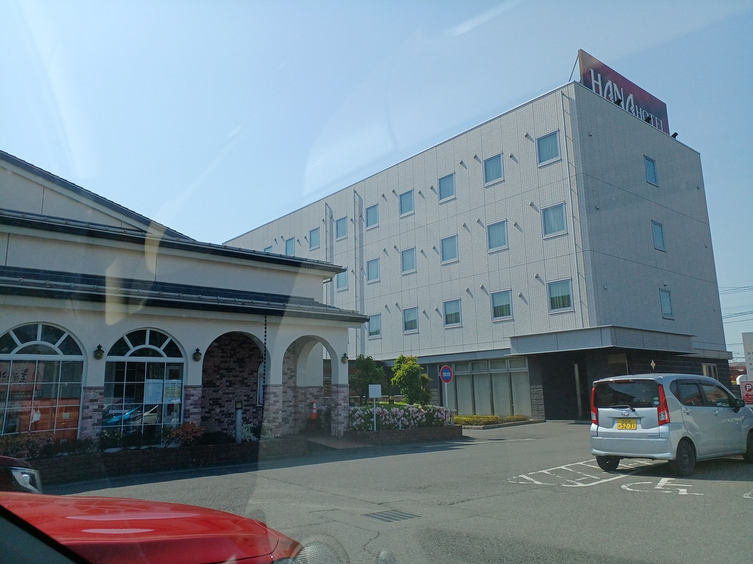 温泉とホテル。