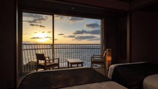 [オーシャンビュー] ツインルーム (バス無)(禁煙)