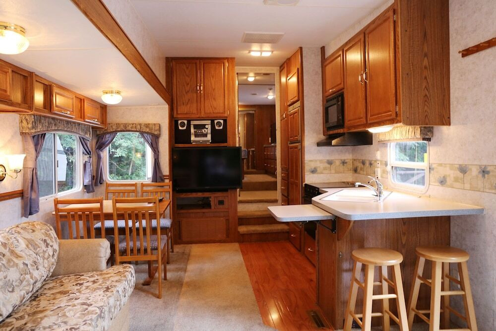 公園で遊んで、BBQを楽しんで、トレーラーハウスに宿泊！4573612