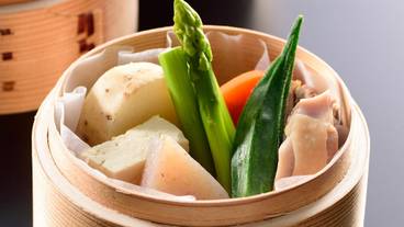 夕食/蒸籠蒸し一例 / 4