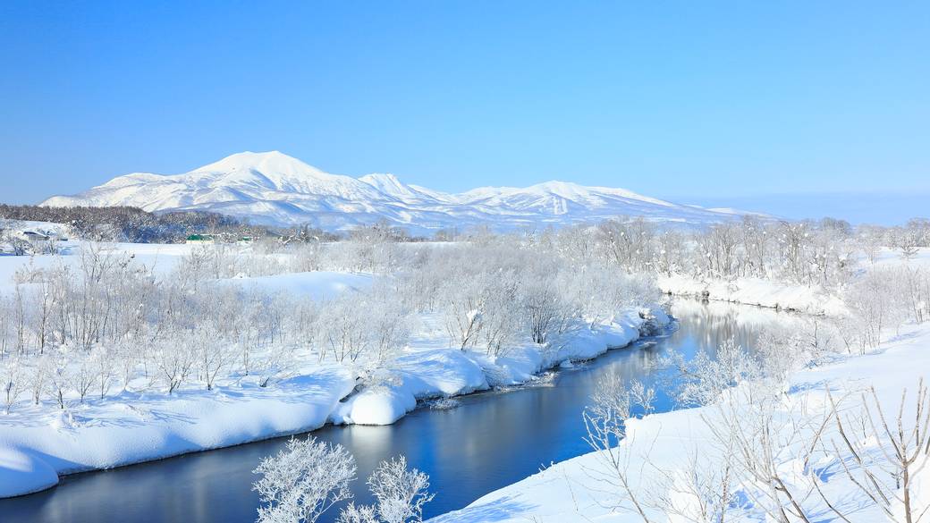 冬の倶知安町の風景 / 3