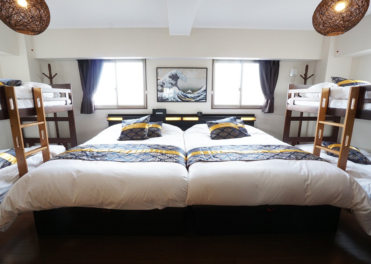 洗濯物が干せるバルコニー付き。55㎡のお部屋で広々ステイが可能なホテル4258305