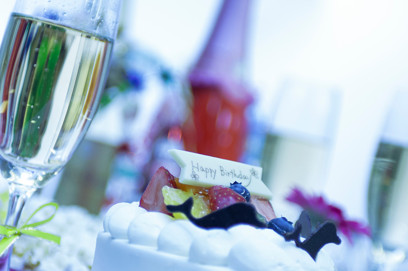 テーブルの上のパーティーグッズ