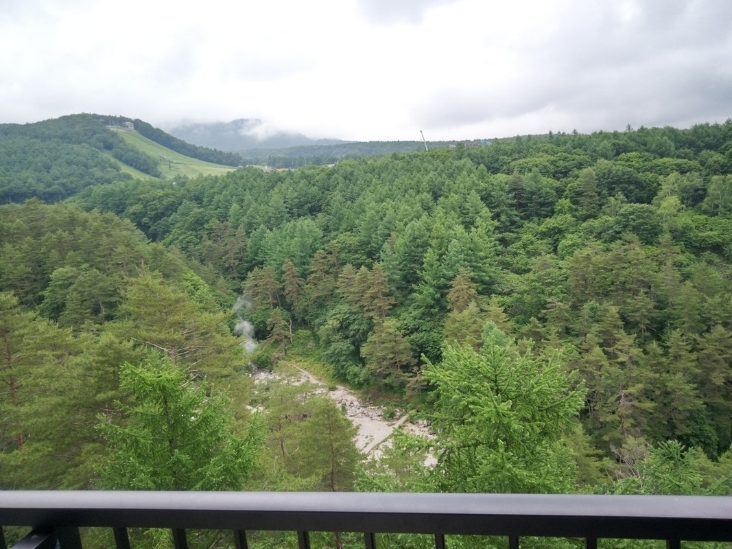 部屋からの眺めです。