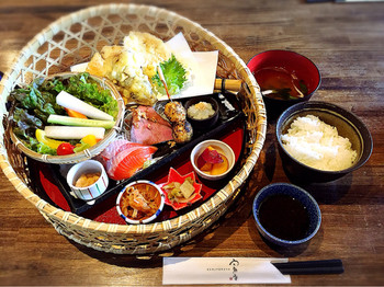 「甲州ほうとう 完熟屋 本店」料理 1266663 甲州たけかごセット