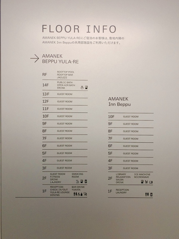 アマネクゆらりの最上階の温泉利用可能