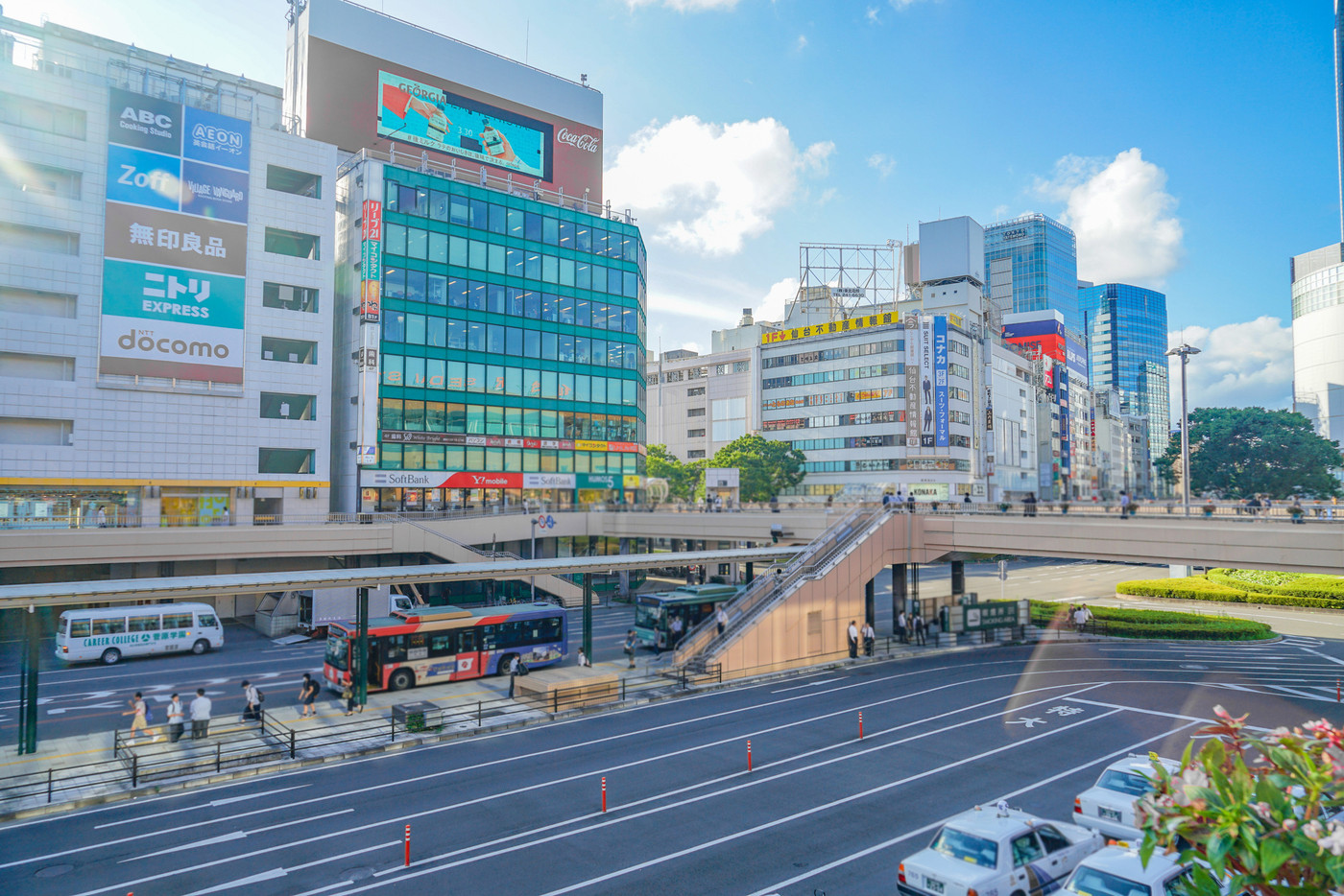 仙台駅西口の街並み