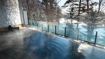 露天風呂 （冬） / 3