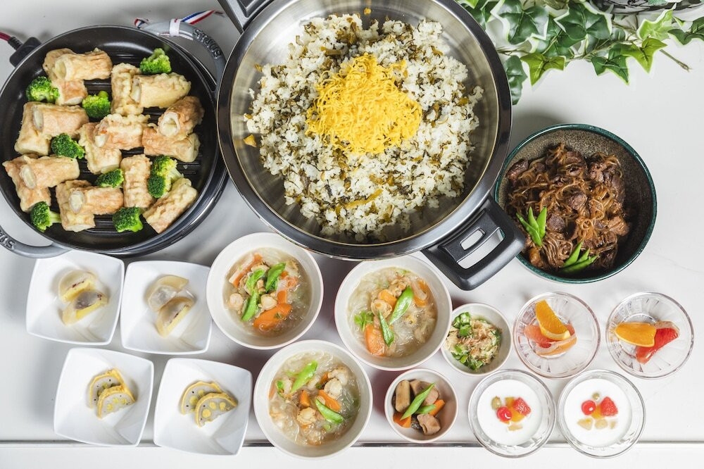 朝食ビュッフェ