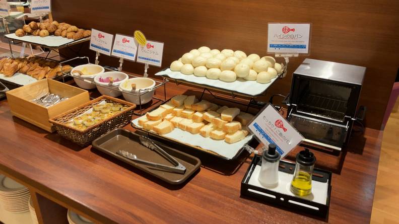 卵料理が美味しい
朝食ビュッフェ / 4