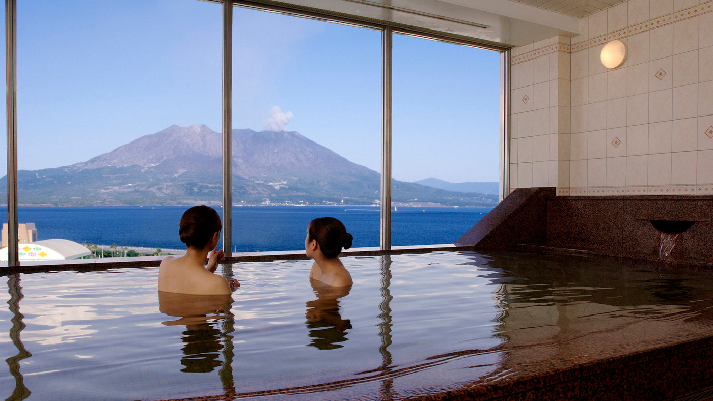 温泉もレストランもマウンテンビュー！大迫力の「桜島」が目の前に。3490150