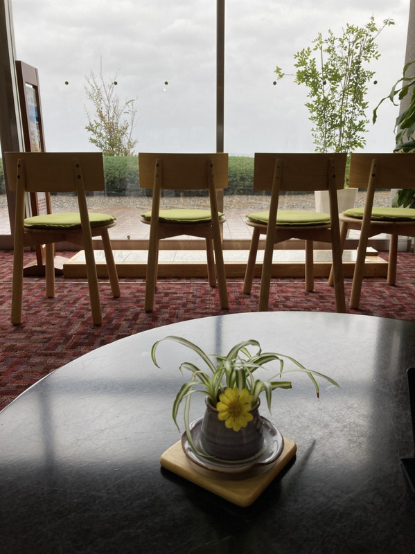 ロビーには足湯もありました