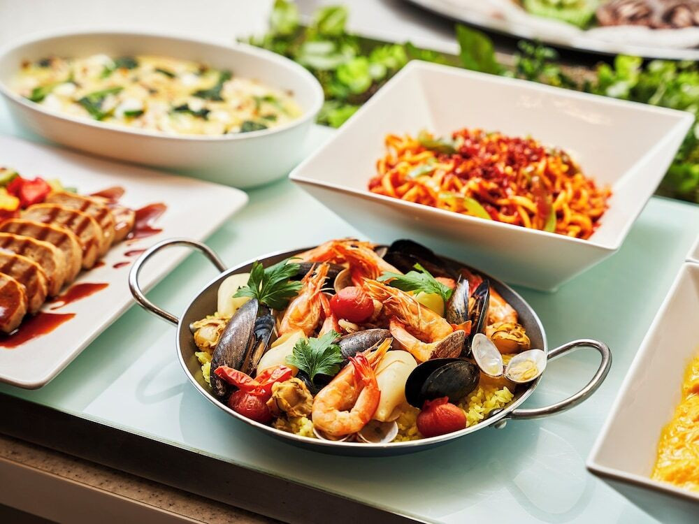 朝食ビュッフェ