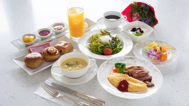 洋食のプレート朝食一例 / 4