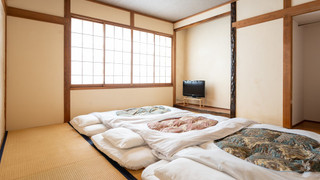 和室6畳 (2-3名用)(バストイレ共用,タオルなし,エアコンなし) 禁煙