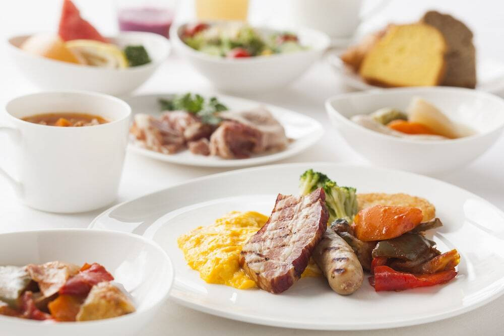 朝食ブッフェ 盛り付け一例