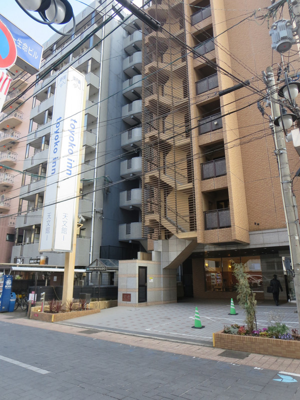 東横イン鹿児島天文館1の外観です。