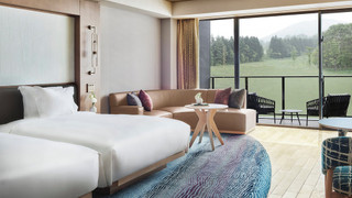 プレミアム ルーム クイーンベッド 2 台 (Appi Kogen View)