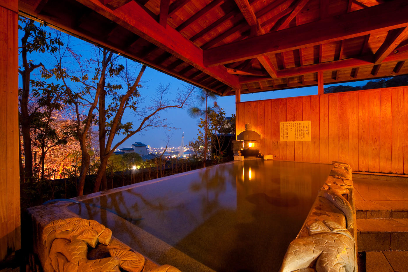 源泉掛け流しの天然温泉を満喫♪3947386