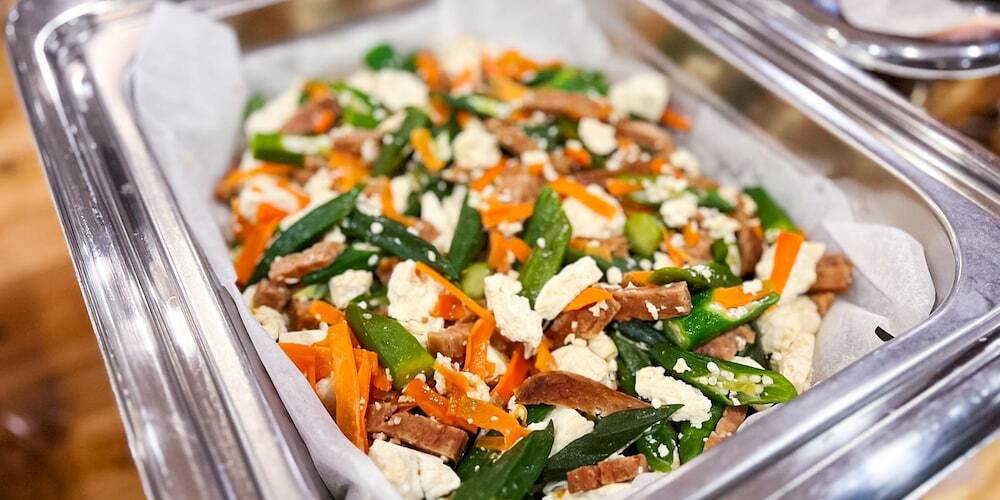 朝食ビュッフェ