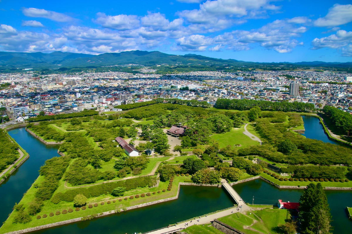 五稜郭タワーからの眺め