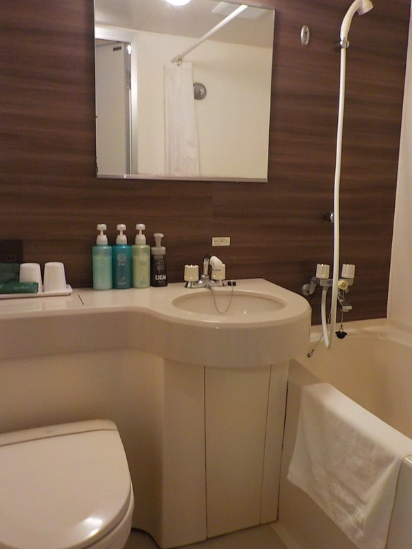 ビジネスホテルのようなユニットタイプです。清潔感はあります。