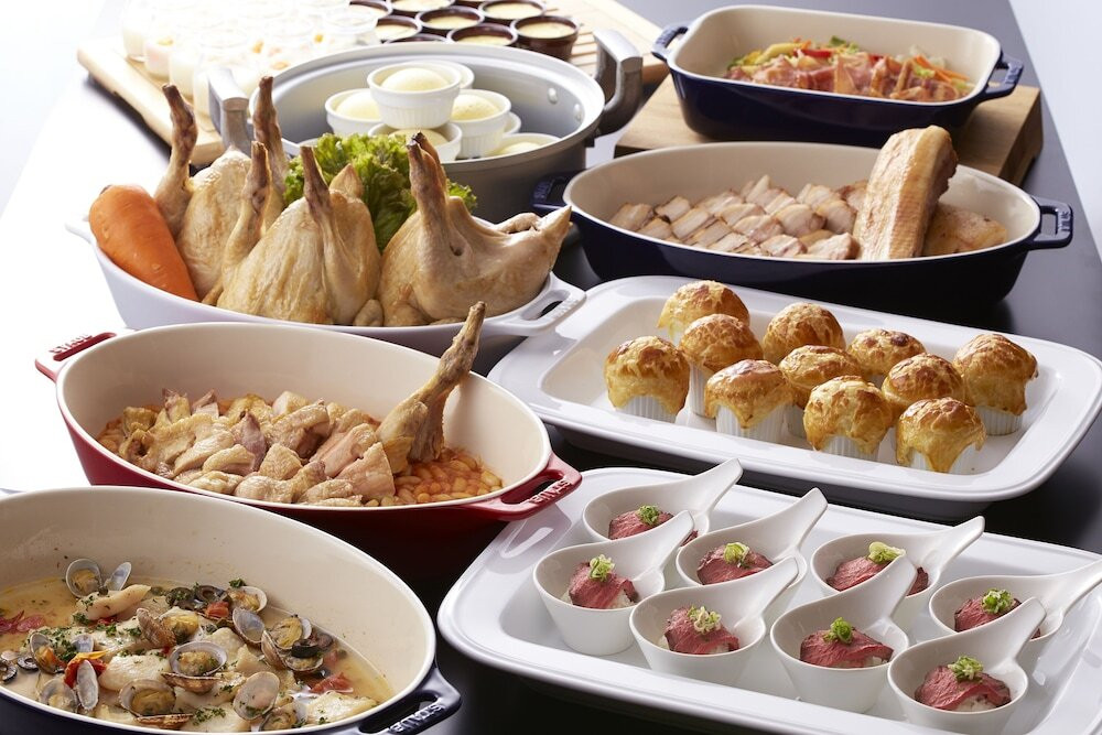 朝食ビュッフェ
