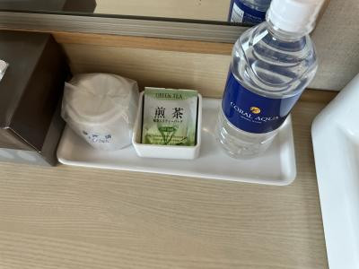 ミネラルウォーター付き