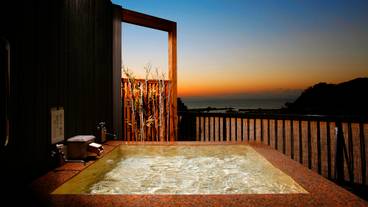 天空貸切露天風呂① / 1