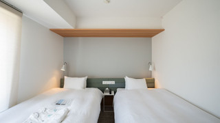 リニューアル スマートツインルーム 無料朝食付