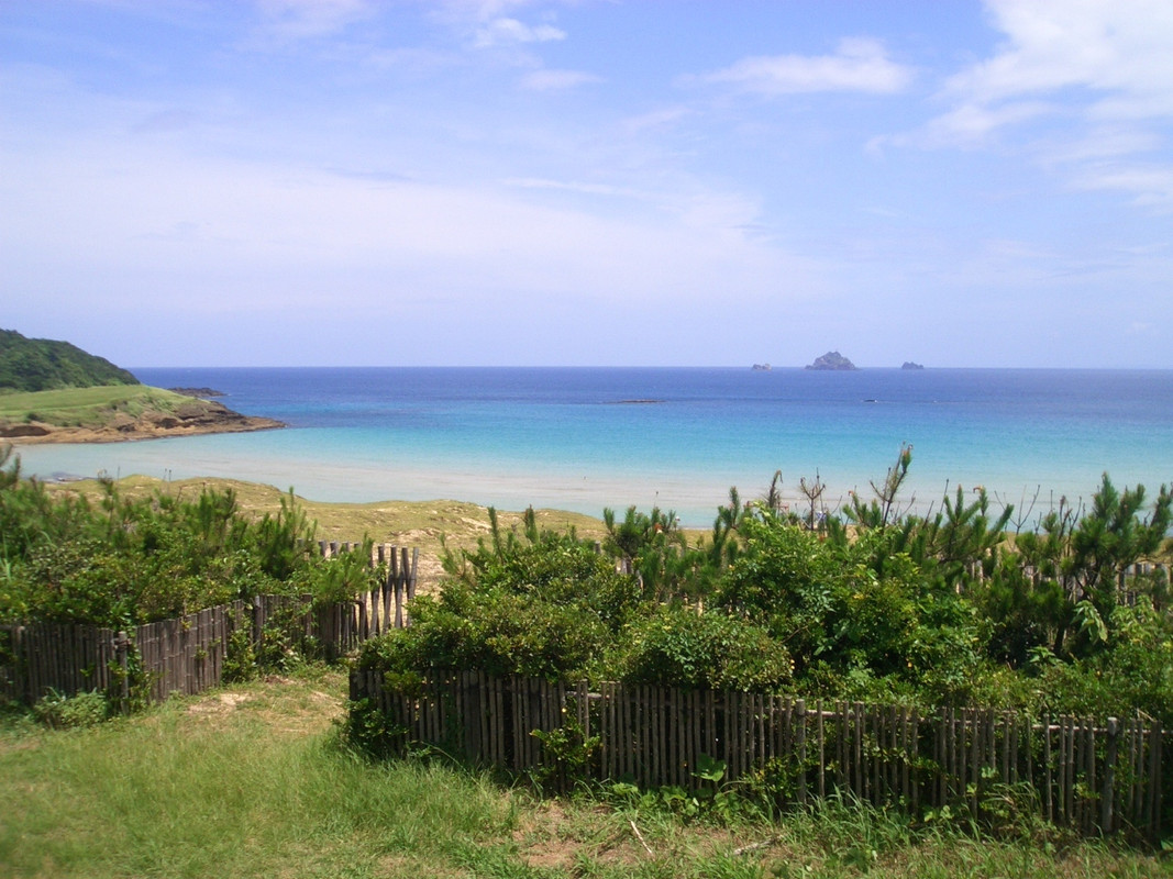 ホテル目の前の「大浜海水浴場」