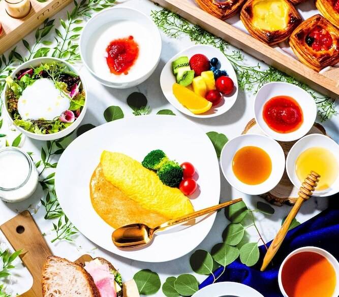 五感をくすぐる
コース仕立ての朝食 / 1