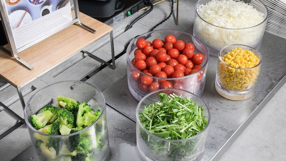 朝食ビュッフェ