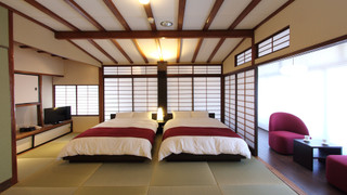 和風ツイン10畳（コスメアメニティ客室）＜お食事処＞ [和洋室] [禁煙]