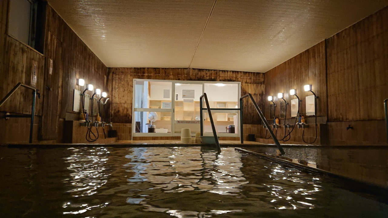 大浴場は合宿所のような雰囲気を感じた