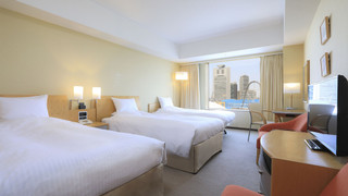 ツインルーム 禁煙 (with 1 extra bed) (9-16F)