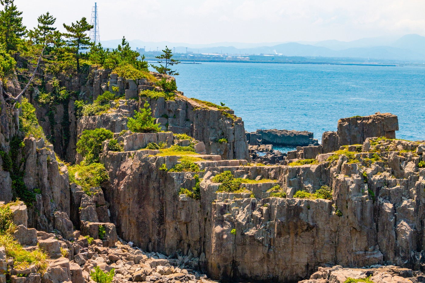 東尋坊の風景 福井県坂井市三国町安島