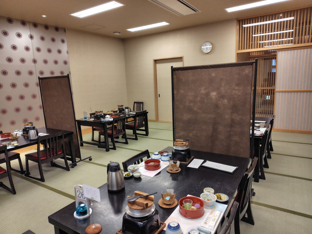 夕食時の食事処