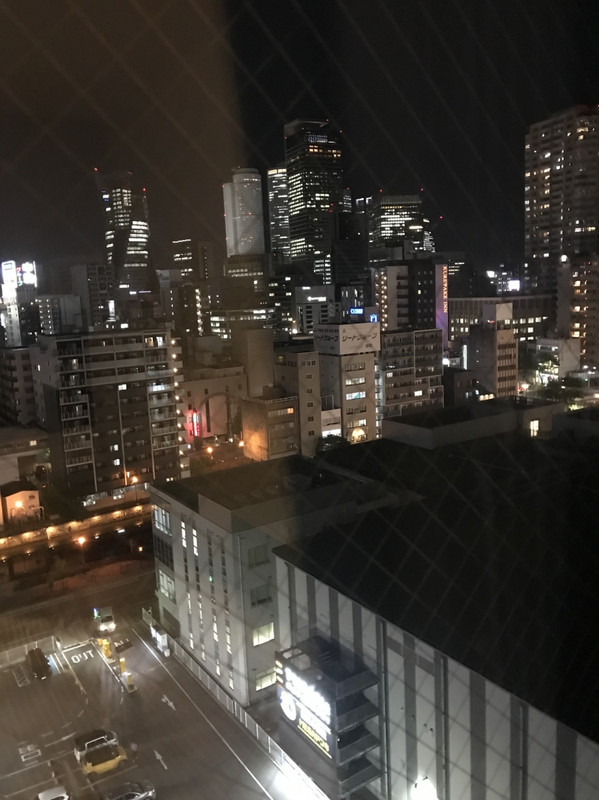 部屋からの眺め（夜景）：名古屋駅駅ビル