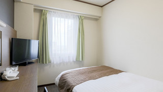 [禁煙] セミダブルルーム  (12.5平米/ベッド幅140cm/1-2名利用)