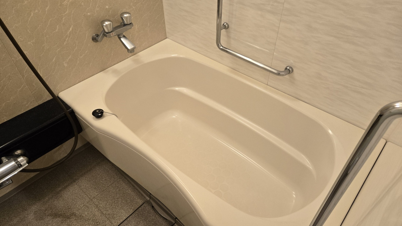 浴槽も広く満足です