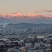 アルプスが一望できます